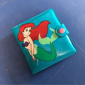 Vintage Disney The Little Mermaid Ariel Wallet Vinyl Change Purse